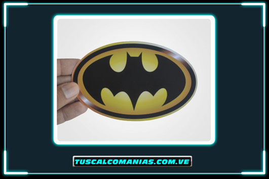 Calcomanía, sticker, pegatina, etiqueta de Batman (Hombre Murciélago)