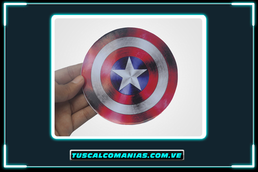 Calcomanía, sticker, pegatina, etiqueta de Capitán américa 1