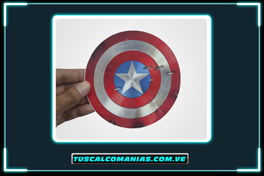 Calcomanía, sticker, pegatina, etiqueta de Capitán américa 2