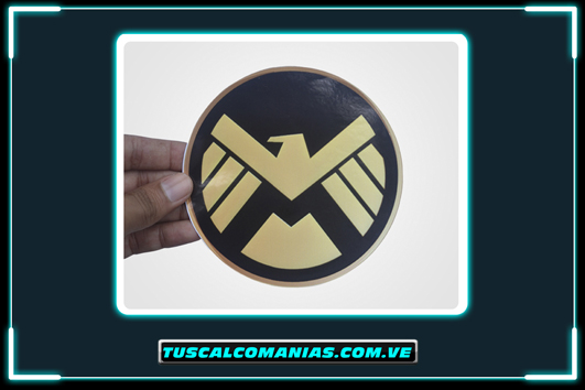 Calcomanía, sticker, pegatina, etiqueta de Shield