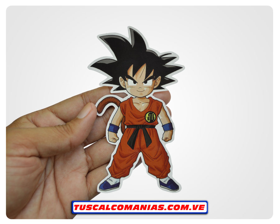 Calcomanía, sticker, pegatina, etiqueta de Dragón Ball Z (Goku Little)
