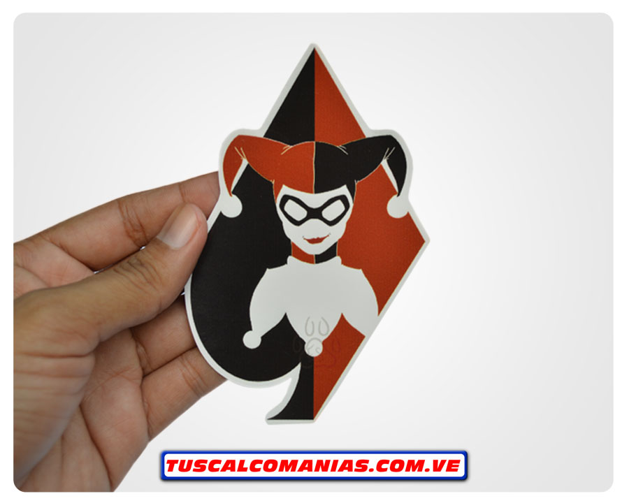 Calcomanía, sticker, pegatina, etiqueta de Harley Quinn