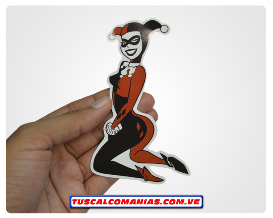Calcomanía, sticker, pegatina, etiqueta de Harley Quinn