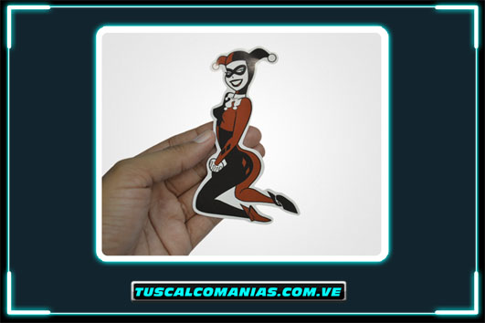 Calcomanía, sticker, pegatina, etiqueta de Harley Quinn