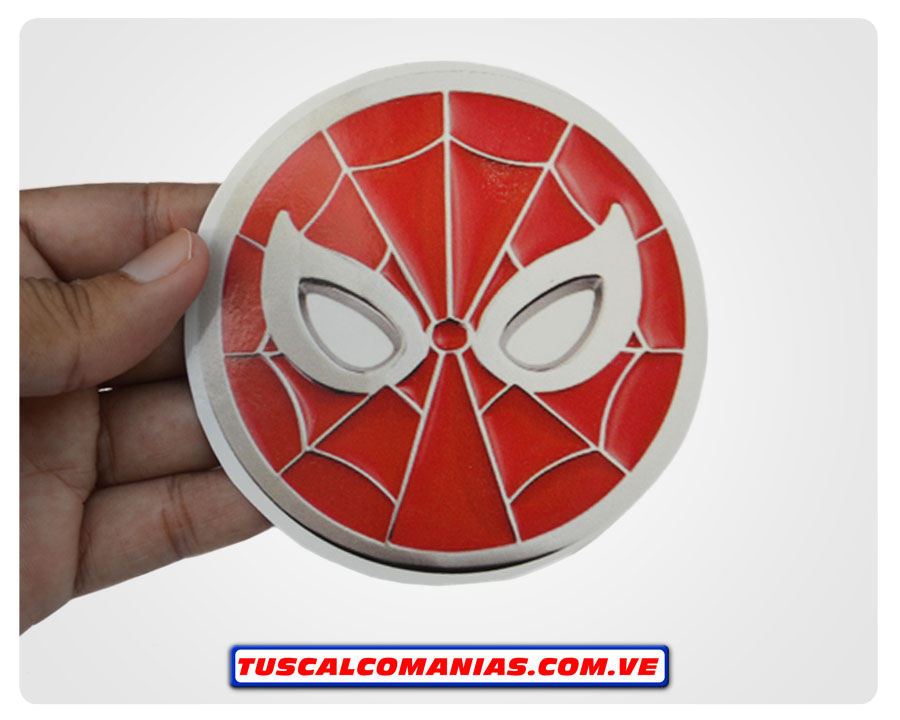 Calcomanía, sticker, pegatina, etiqueta de logo Spiderman (Hombre araña)