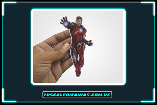 Calcomanias, stickers, pegatinas, etiquetas de Iron Man (Vengadores)