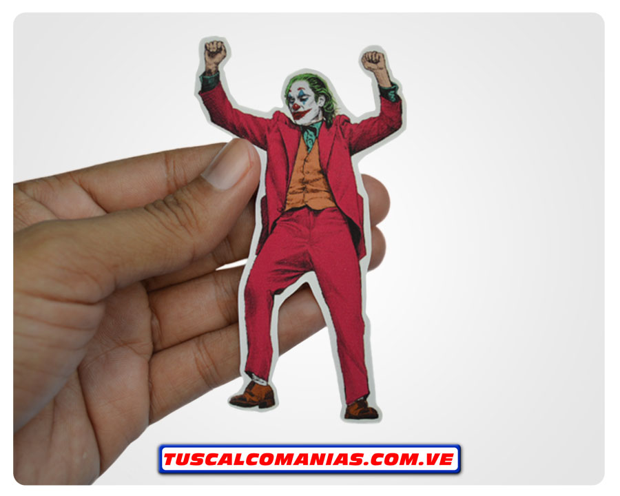 Calcomanía, sticker, pegatina, etiqueta de Joker(Guasón) bailando (dance)