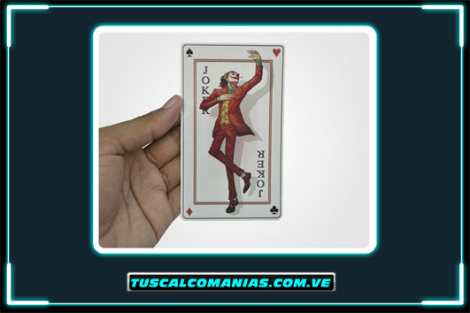 Calcomanía, sticker, pegatina, etiqueta de Joker(Guasón) Carta