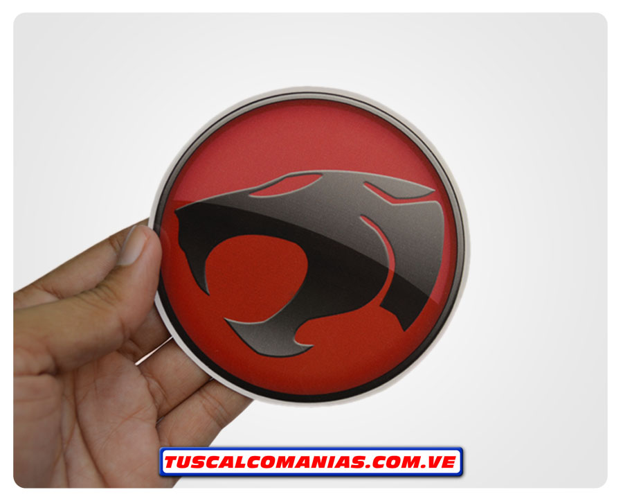 Calcomanía, sticker, pegatina, etiqueta del logo ThunderCats (Felinos cósmicos)