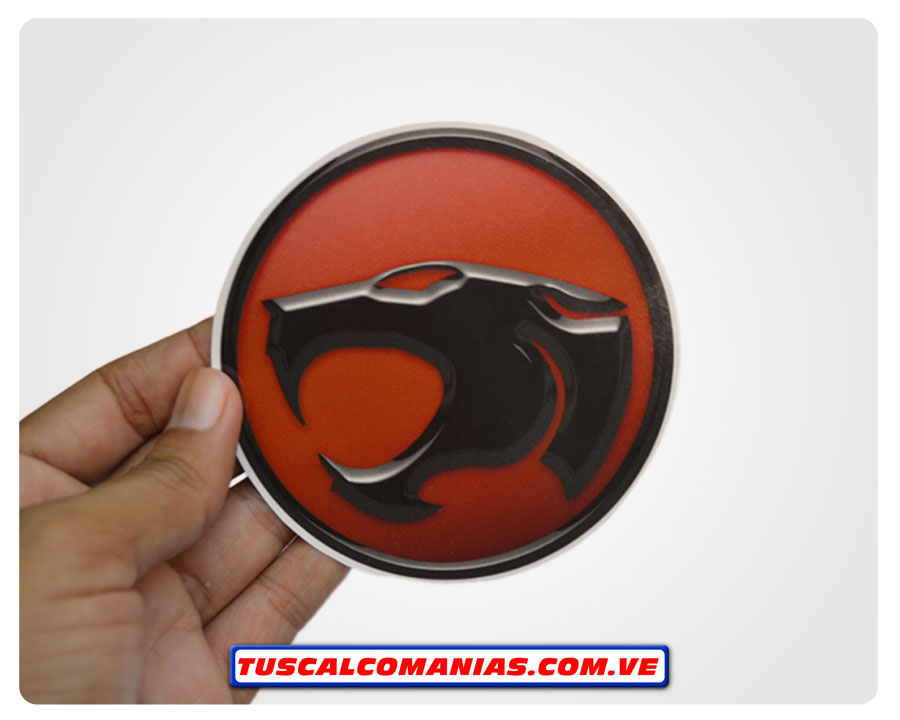 Calcomanía, sticker, pegatina, etiqueta del logo ThunderCats (Felinos cósmicos)