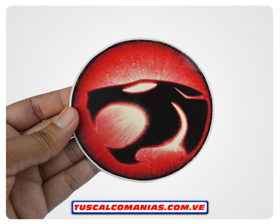 Calcomanía, sticker, pegatina, etiqueta del logo ThunderCats (Felinos cósmicos)