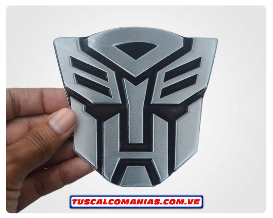 Calcomanía, sticker, pegatina, etiqueta del logo Transformers (Autobots)