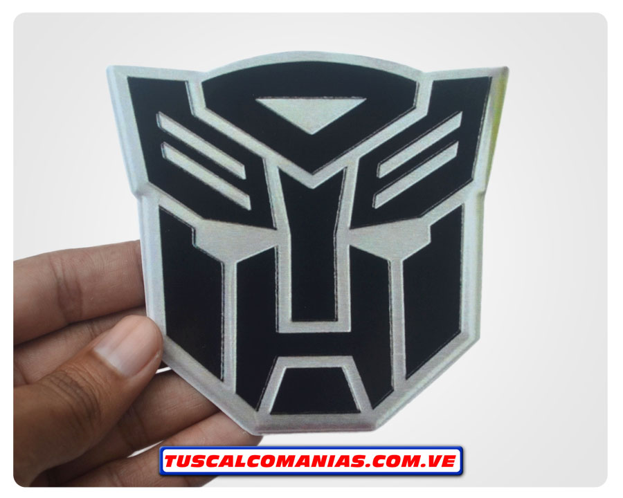 Calcomanía, sticker, pegatina, etiqueta del logo Transformers (Autobots)