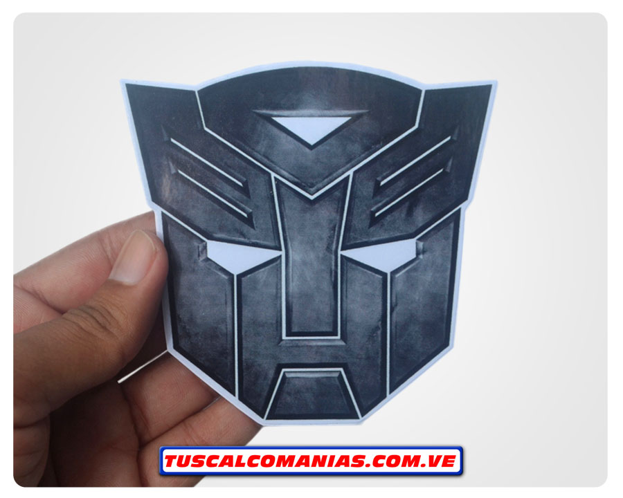 Calcomanía, sticker, pegatina, etiqueta del logo Transformers (Autobots)