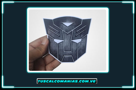 Calcomania, sticker, pegatina, etiqueta de Transformer (Autobots)